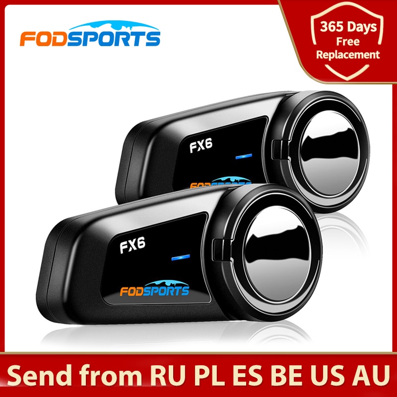 2pcs Fodsports FX6       6 ̴ 1000m ׷ BT  FM 